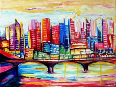 Painting titled "Miami" by Kspersee, Original Artwork
