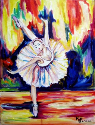 Painting titled "la jeune danseuse d…" by Kspersee, Original Artwork
