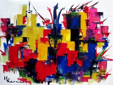 Painting titled "musique" by Kspersee, Original Artwork
