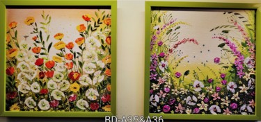 Картина под названием "Bloomingdale A35 &…" - Geetu Thakur, Подлинное произведение искусства, Акрил Установлен на картон