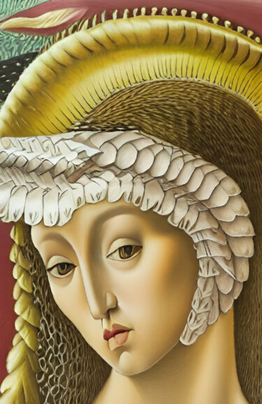 Peinture intitulée "Elizabeth" par Kubelskyi Ruslan, Œuvre d'art originale, Acrylique