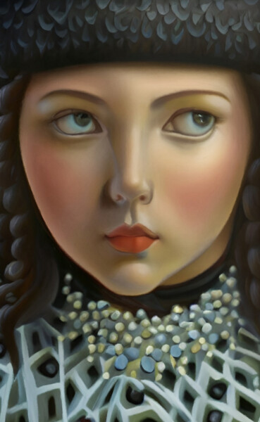 Painting titled "Darina" by Kubelskyi Ruslan, Original Artwork, Acrylic