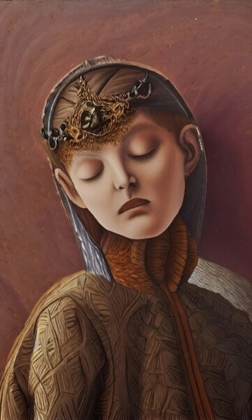 Peinture intitulée "Naomi" par Kubelskyi Ruslan, Œuvre d'art originale, Acrylique