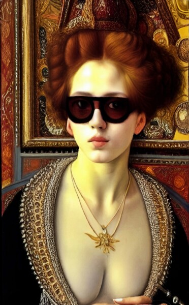 Painting titled "Josephine" by Kubelskyi Ruslan, Original Artwork, Acrylic