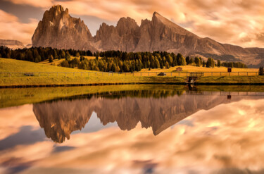 摄影 标题为“Autumn mirroring” 由Martin Kucera, 原创艺术品, 数码摄影