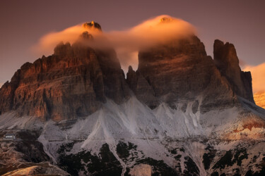 Photography titled "Tre Cime in cotton…" by Martin Kucera, Original Artwork, Digital Photography