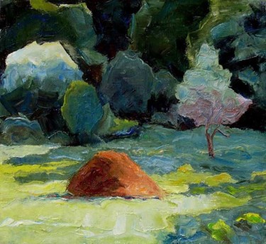 Sunset Light & Shadows Performance. Painting titled "Sunset Light & Shad…" by Yuri Kudryavtsev-Dobrohotov, Original Art, Oil
