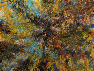 Peinture intitulée "Dedication Pollock…" par Denis Kujundzic, Œuvre d'art originale, Acrylique Monté sur Châssis en bois