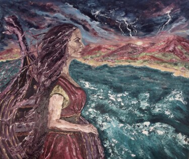 Pittura intitolato "Мейра" da Nadya Kulikova, Opera d'arte originale, Acrilico