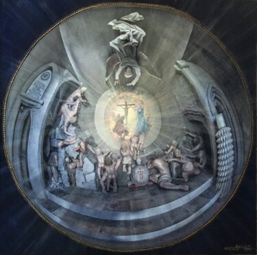 Pittura intitolato "Erlöserkapelle" da Angerer Der Ältere, Opera d'arte originale, Acrilico
