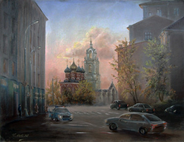 Painting titled "Временное и вечное" by Nikolai Kulygin, Original Artwork, Oil