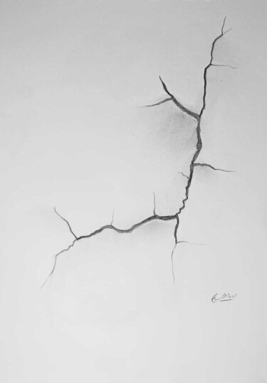 Dessin intitulée "Vulnerability" par Kunal Nandi, Œuvre d'art originale, Crayon