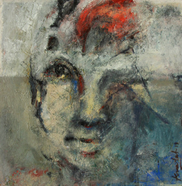 Painting titled "Blinding Turmoil" by Kuntal Barai, Original Artwork, Acrylic