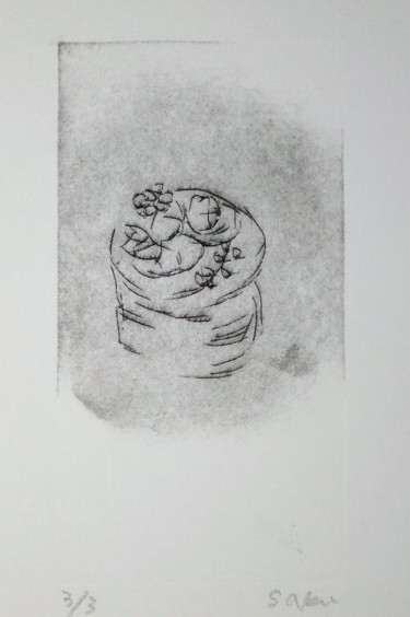 Отпечатки и Гравюры под названием "amaimon(a)" - Saku Kuronashi, Подлинное произведение искусства, Гуашь
