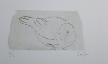 Εκτυπώσεις & Χαρακτικά με τίτλο "tori(i)" από Saku Kuronashi, Αυθεντικά έργα τέχνης, Γκουάς