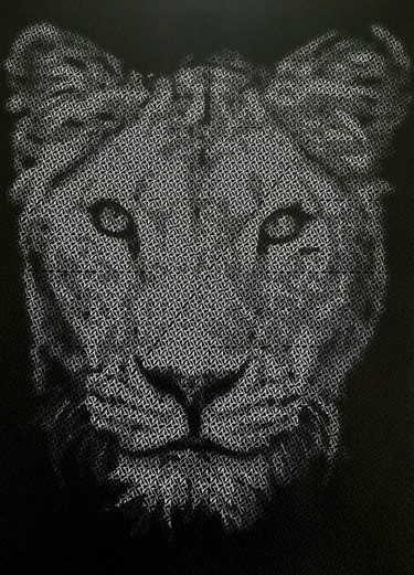 Arts numériques intitulée "Lioness" par Kurotory, Œuvre d'art originale, Travail numérique 2D