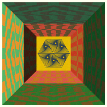 Artes digitais intitulada "Labyrint" por Kurotory, Obras de arte originais, Trabalho Digital 2D