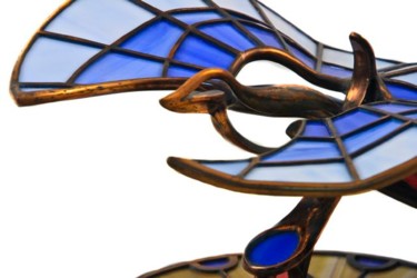 Скульптура под названием "Оберег" - Евгений Куртуков, Подлинное произведение искусства, Стекло