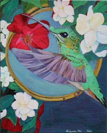 "Koliber l" başlıklı Tablo Kuś Małgorzata tarafından, Orijinal sanat, Akrilik