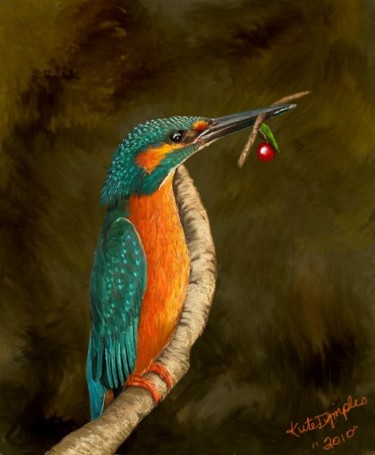 Digital Arts titled "Kingfisher" by Kutedymples, Original Artwork