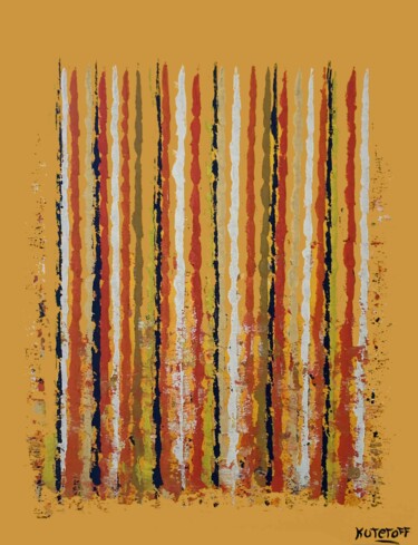 Картина под названием "Infinity" - Kuteroff, Подлинное произведение искусства, Пастель