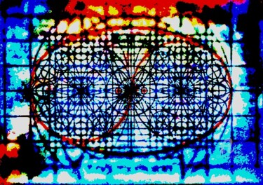 Arts numériques intitulée "Future. Quantum gam…" par Kuvandik Dusmanov, Œuvre d'art originale, Crayon