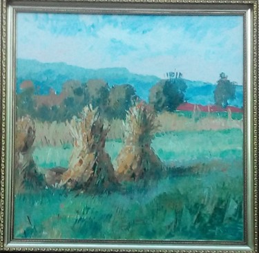 Painting titled "le matin" by Grigory Kuzin, Original Artwork, Oil