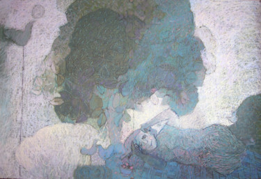 Картина под названием "Август." - Наталья Кузнецова, Подлинное произведение искусства, Пастель