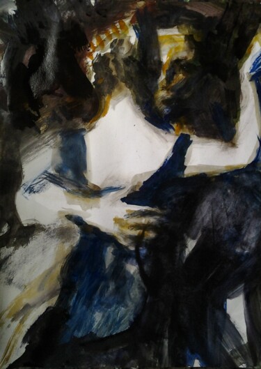Картина под названием "Tango" - Андрей Клюйко, Подлинное произведение искусства, Акварель
