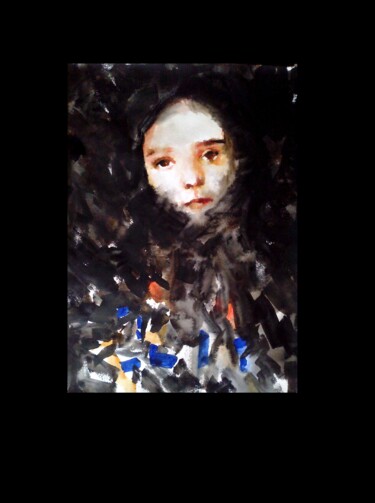 Картина под названием "Тени" - Андрей Клюйко, Подлинное произведение искусства, Акварель