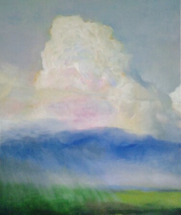 Картина под названием "Высоко над землей" - Андрей Клюйко, Подлинное произведение искусства, Масло