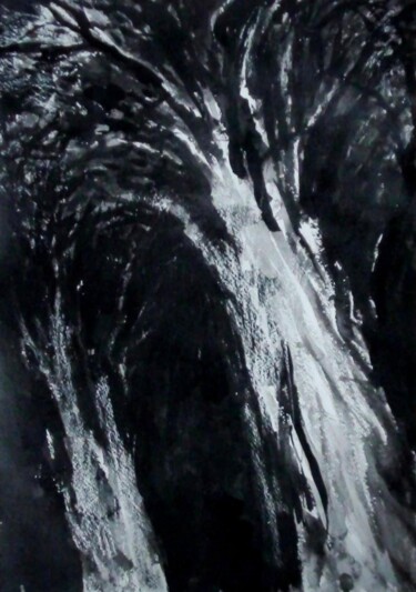 Peinture intitulée "Тотем" par Andrei Kliuiko, Œuvre d'art originale, Aquarelle