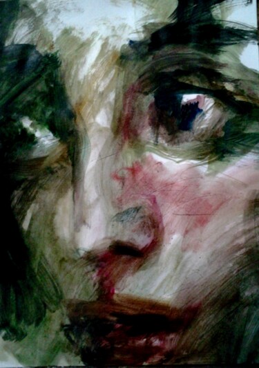 Картина под названием "29 10 20" - Андрей Клюйко, Подлинное произведение искусства, Акварель