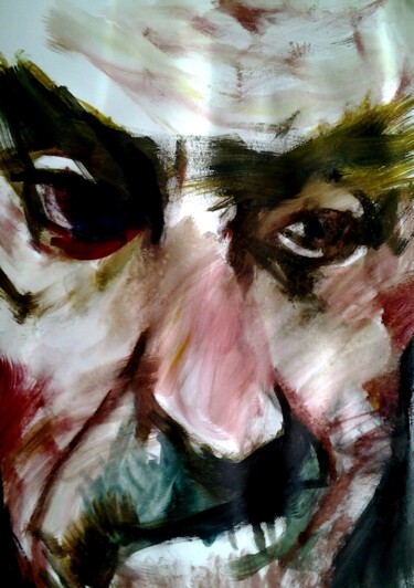 Картина под названием "Работяга" - Андрей Клюйко, Подлинное произведение искусства, Акварель