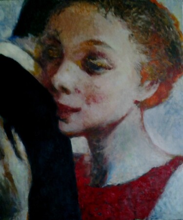 Painting titled "Алина" by Andrei Kliuiko, Original Artwork, Oil