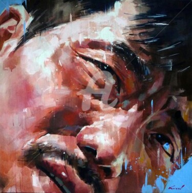 Peinture intitulée "Autoportrait" par Kwon, Œuvre d'art originale