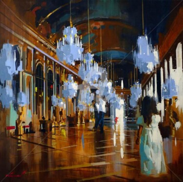 Peinture intitulée "Galerie des glaces" par Kwon, Œuvre d'art originale