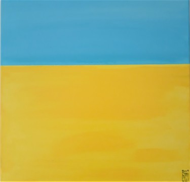 Peinture intitulée "L'été" par Jacek Wendzonka, Œuvre d'art originale, Acrylique