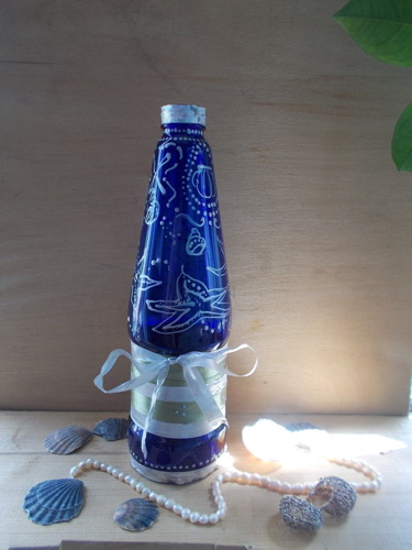 Ремесла под названием "Морская бутылка" - Къелла, Подлинное произведение искусства