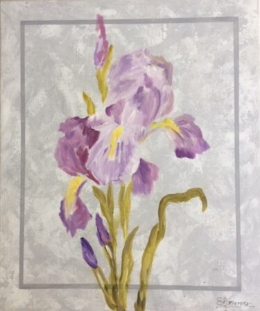 Pintura titulada "Iris" por Elisa Pintora, Obra de arte original, Oleo Montado en Bastidor de camilla de madera