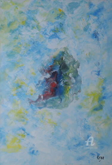 Peinture intitulée "Le nid" par Kyna De Schouël, Œuvre d'art originale, Acrylique