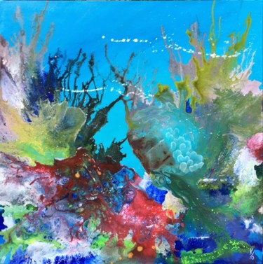 Картина под названием "Multicolor" - Kyo Pépin, Подлинное произведение искусства, Акрил