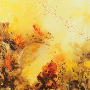 Ζωγραφική με τίτλο "yellowsub" από Kyo Pépin, Αυθεντικά έργα τέχνης