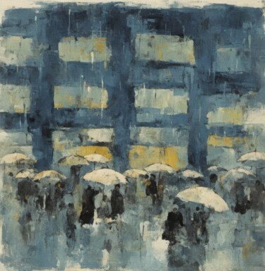 Grafika cyfrowa / sztuka generowana cyfrowo zatytułowany „Rainy day” autorstwa Kyozai, Oryginalna praca, Obraz generowany pr…