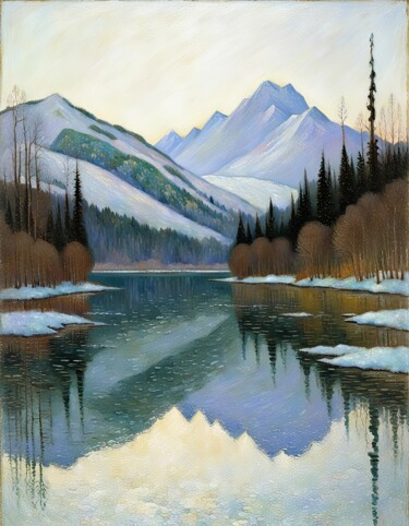 Digital Arts titled "Alaska #2" by Kyozai, Original Artwork, AI generated image