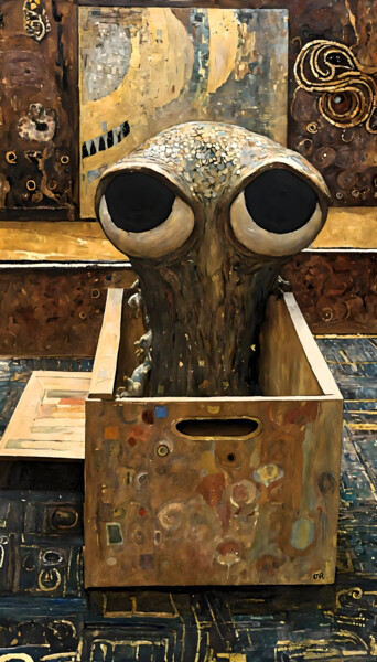 Artes digitais intitulada "A strange creature…" por Kyozai, Obras de arte originais, Imagem gerada por IA
