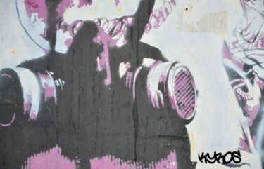 Schilderij getiteld "Myself" door Kyros, Origineel Kunstwerk, Graffiti