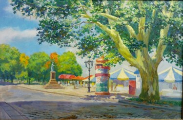 Painting titled "Odessa" by Kyrylo Bondarenko, Original Artwork, Oil