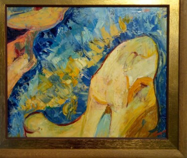 Painting titled "women" by Kyrylo Bondarenko, Original Artwork, Oil