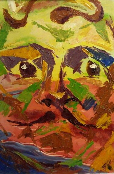 Картина под названием "Salvador Dali" - Kyrylo Bondarenko, Подлинное произведение искусства, Акрил